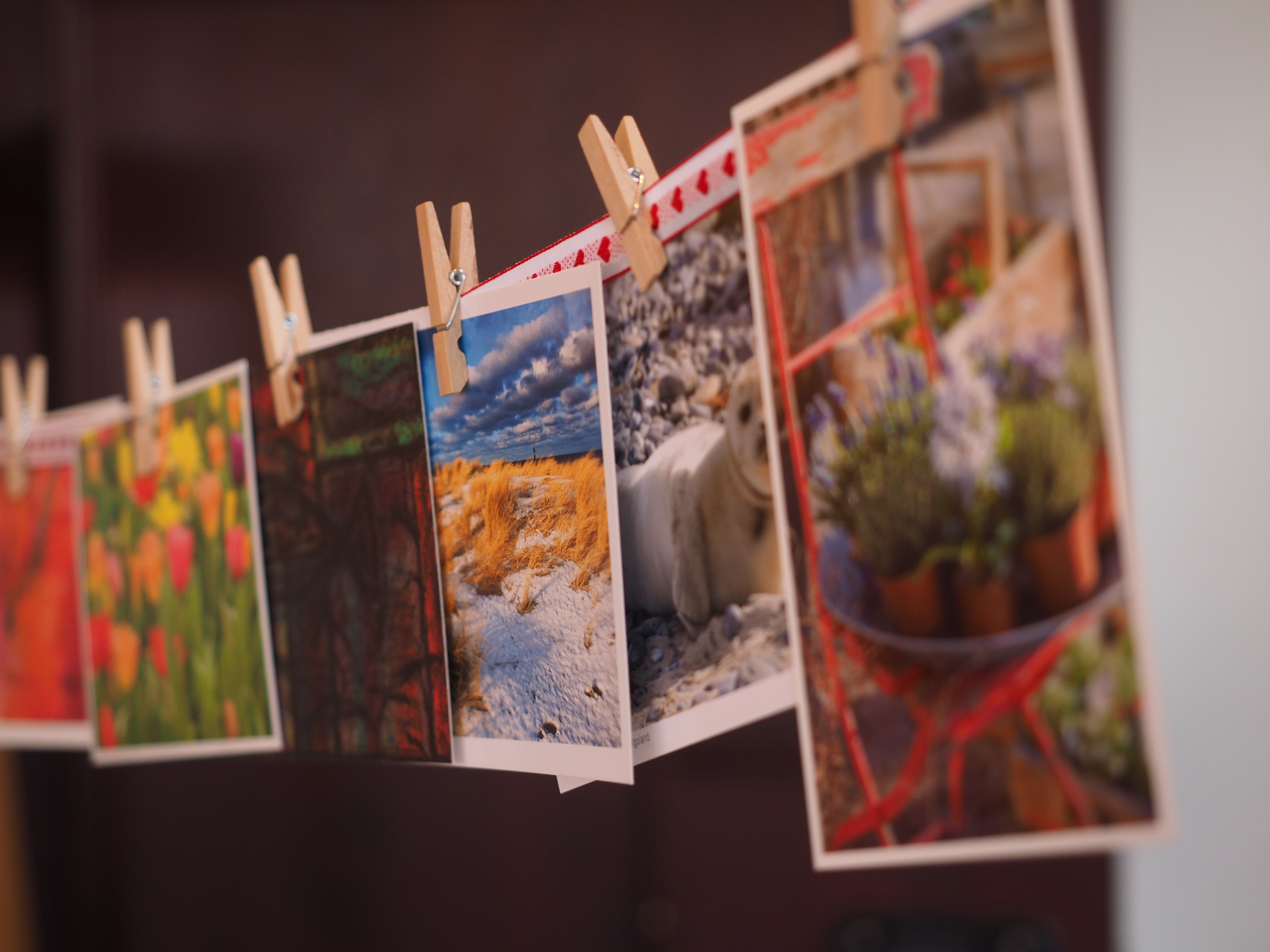 postcards homesickness studying abroad concept