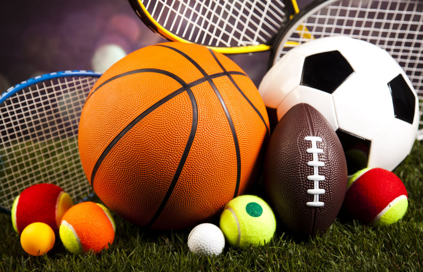 sports equipment concept for Sports-Themed Scholarships